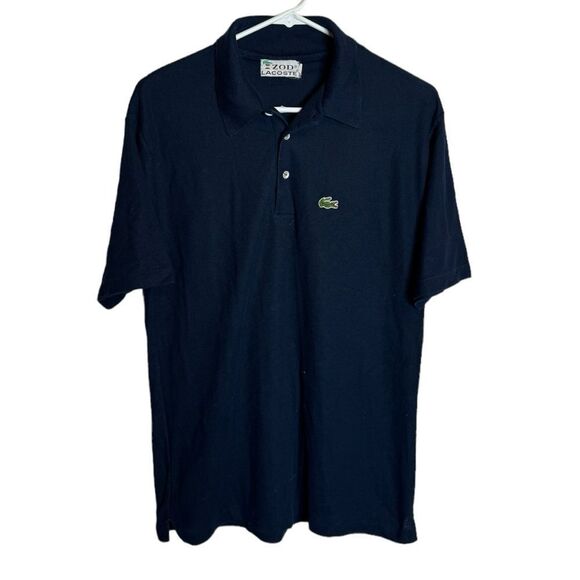 IZOD Lacoste Navy Blue Collar Neck Shirt size XL - Picture 1 of 5